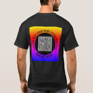 Votre T-shirt personnalisé et votre code QR