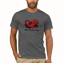 Votre T-shirt rouge de dragon de Sigil de Chambre
