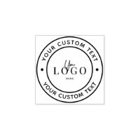 Votre tampon en caoutchouc avec logo personnalisé