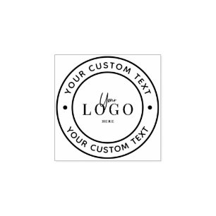 Votre tampon en caoutchouc avec logo personnalisé