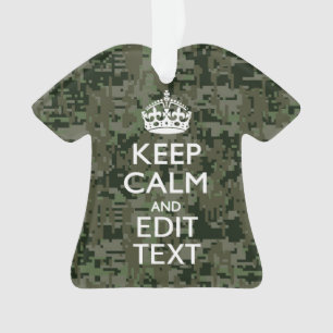 Votre texte Camouflage numérique Vert olive Conser