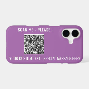 Votre texte et couleurs d'informations de scan de 