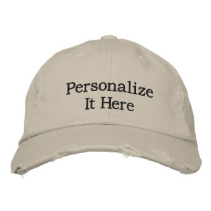 Votre texte ici Personnalisé Papa Casquette Vintag