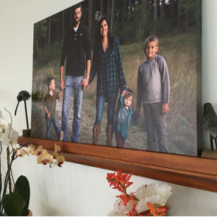 Votre toile photo enrobée