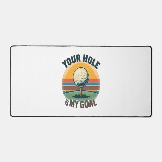 Votre Trou Est Mon Objectif Golf Golf Golf Golf Go (Recto)