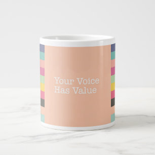 Votre voix a une valeur Jumbo Mug