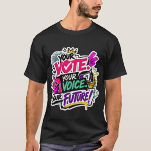 Votre Vote. Votre Voix. Notre Avenir ! T-Shirt