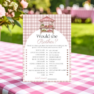 Voudrait-elle plutôt Country Market Bride carte de