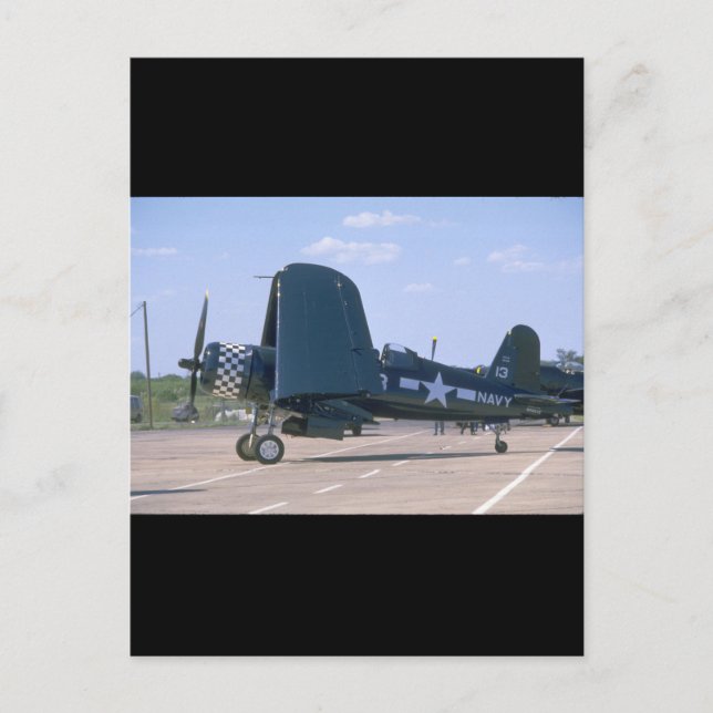 Vought F4U Corsair, Folded Wings_WWII Planes Postcard (Front)