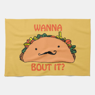 Voulez-à l'accès de taco l'humour de serviette de
