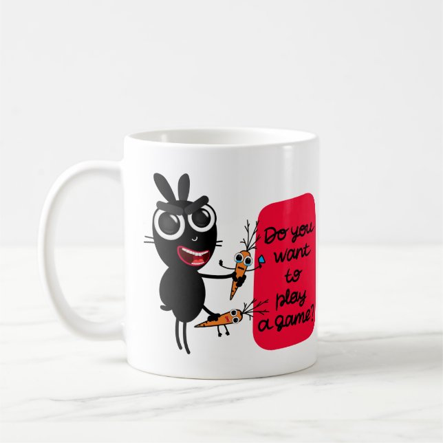 Voulez-vous jouer à un jeu ? Bunny Mug (Gauche)