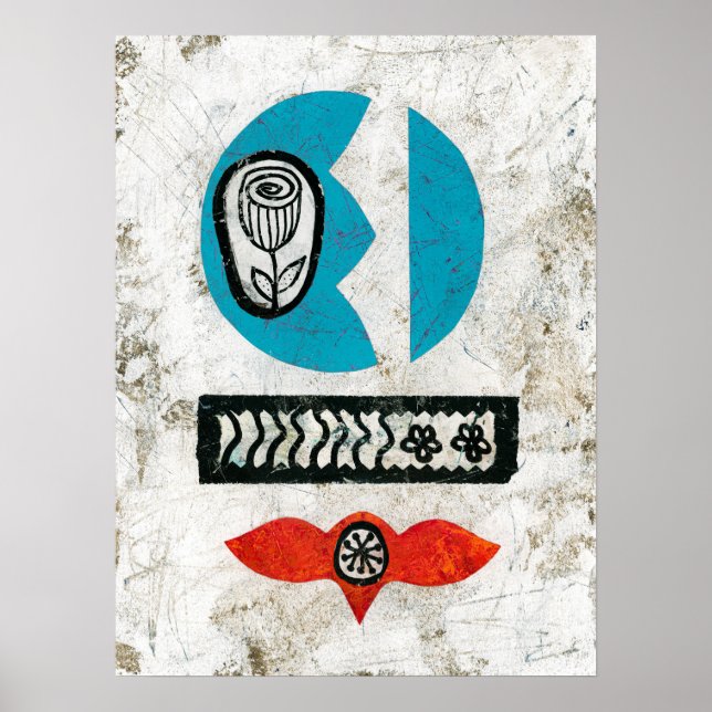 Vous A Apporté Une Poster Fleur Art Mur (Devant)