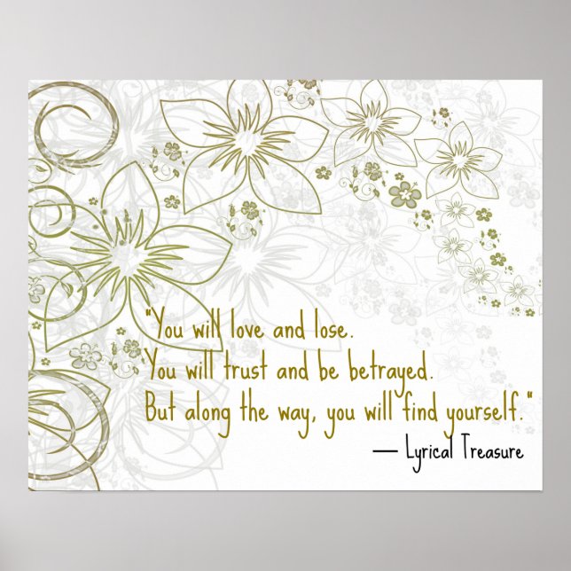 Vous aimerez l'auto-découverte Motivational Poster (Devant)