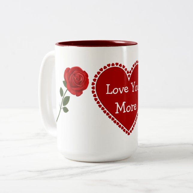 Vous aimez plus Mug (Devant gauche)