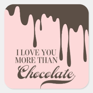 Vous aimez plus que Chocolat Sticker Valentine