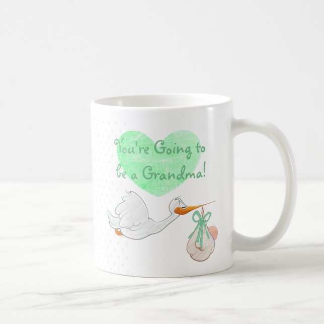 Vous allez être une tasse de café sage de cigogne (Droite)