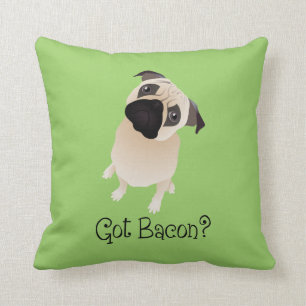 Vous avez Bacon ? Coussin carlin
