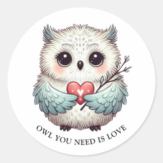 VOUS AVEZ BESOIN D'UN Sticker AMOUR Rond