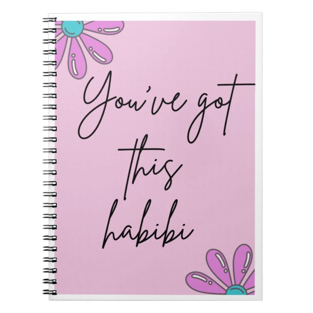 Vous avez ce journal de motivation Habibi (Devant)