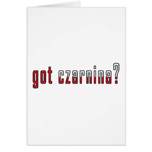 vous avez czarnina ? Drapeau