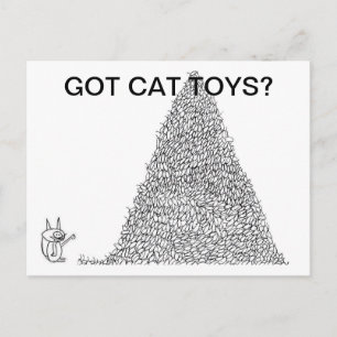 Vous Avez Des Jouets De Chat ? Carte postale par J