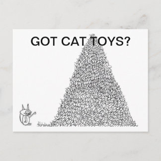 Vous Avez Des Jouets De Chat ? Carte postale par J
