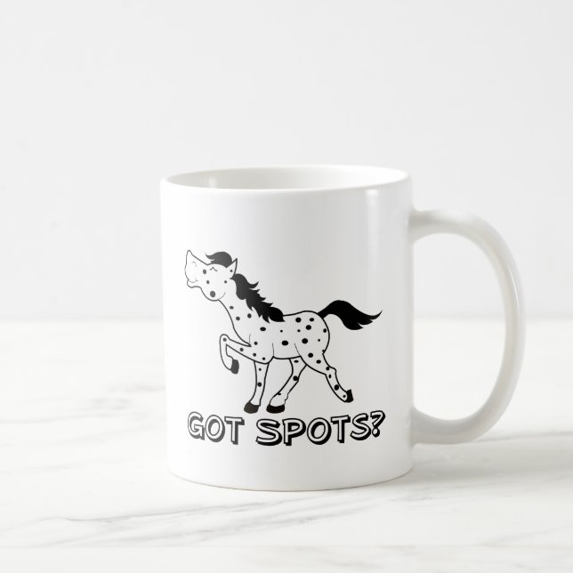 Vous Avez Des Spots ? Appaloosa Horse Café Mug (Droite)