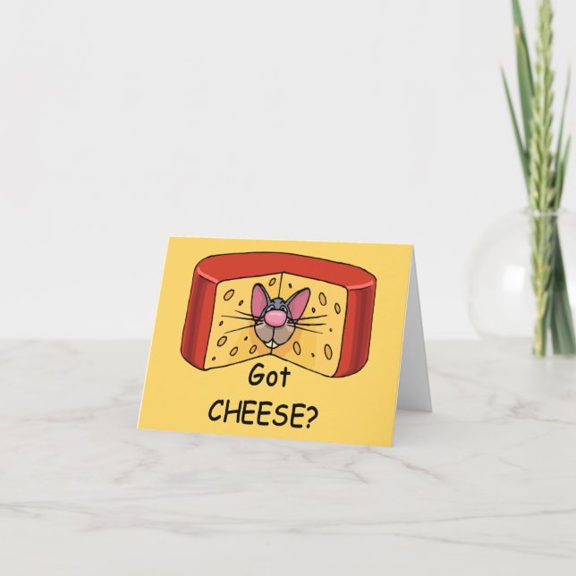 Vous avez du fromage ? cartes pour notes ? (Devant)