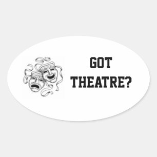 Vous avez du théâtre ? Autocollant