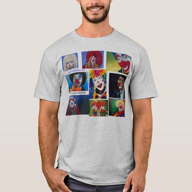 Vous avez embrassés un T-shirt de clown (Devant)