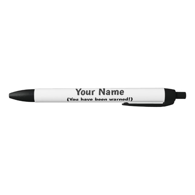 Vous Avez Été Averti Drôle Stylo (Bas)