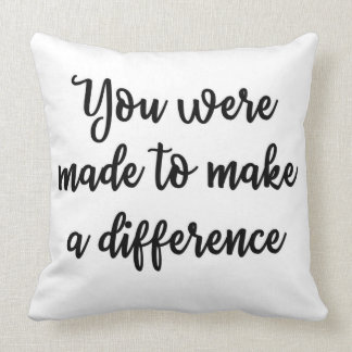 Vous avez été incités pour faire un coussin de
