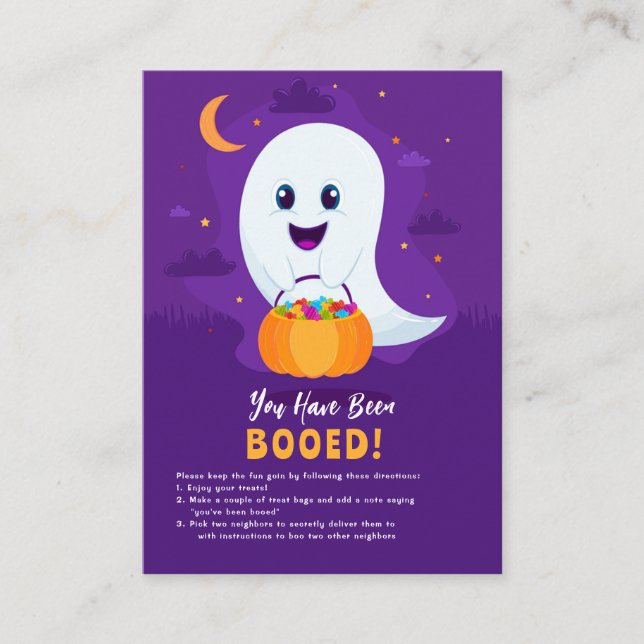 Vous Avez Été Réservé Carte Halloween (Devant)