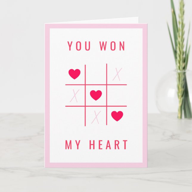 Vous avez gagné la carte My Heart Cute Valentine’s (Devant)