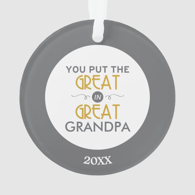 Vous avez mis le grand dans le grand grand-papa (dos)