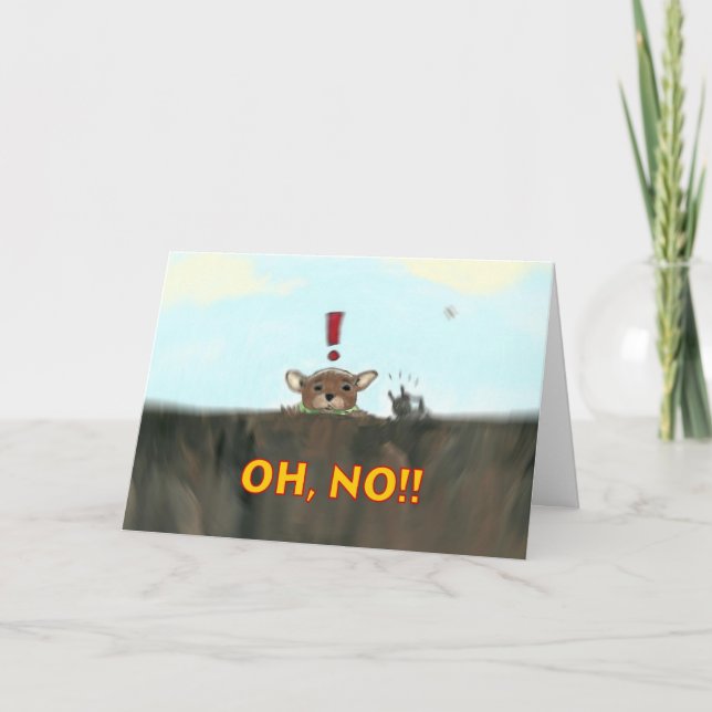 Vous avez tombé l'extrémité profonde ! Carte (Devant)
