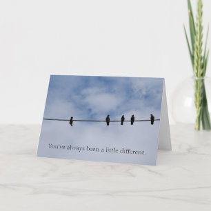 Vous avez toujours été différente Carte de voeux