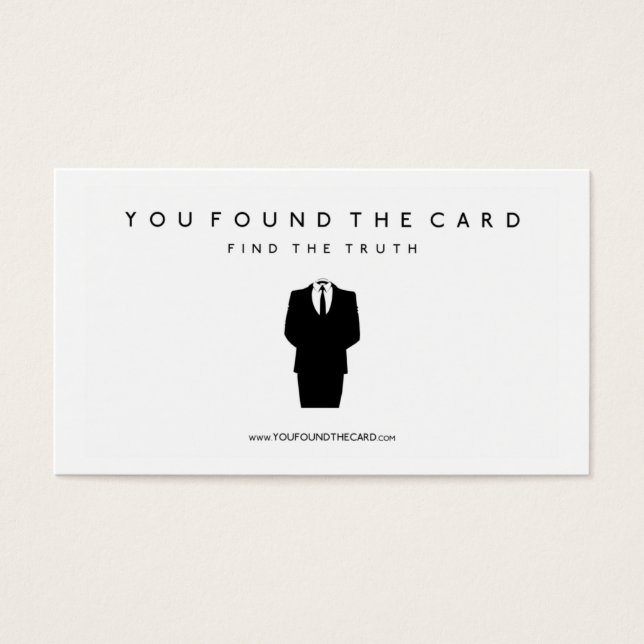 Vous avez trouvé la carte (Devant)