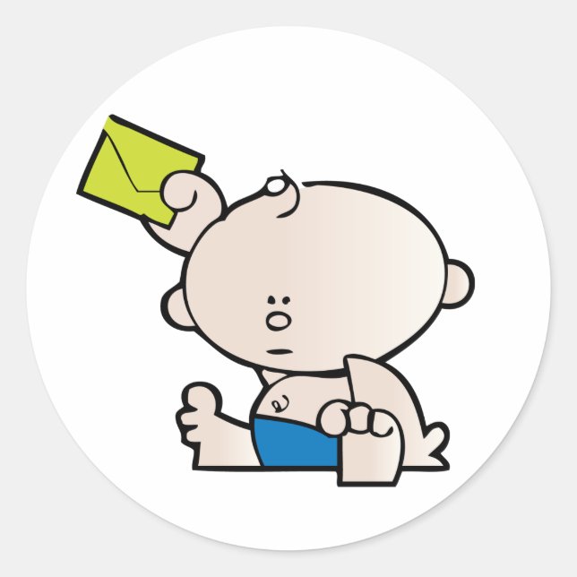 Vous avez un autocollant de sceau d'enveloppe de c (Devant)