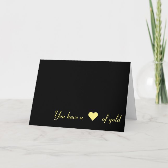 Vous avez un ♥ d'or, carte (Devant)