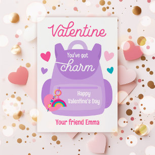 Vous avez une carte Porte - clé de charme Valentin