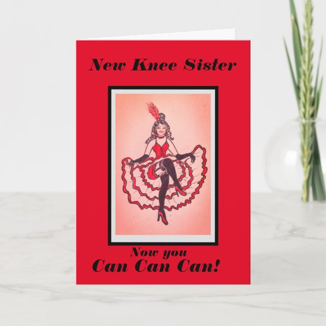 Vous avez une nouvelle soeur du genou peut carte (Devant)