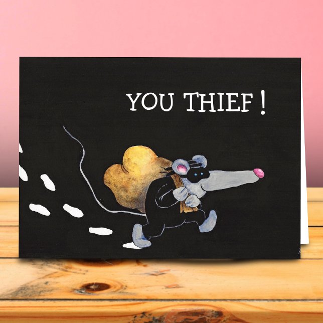VOUS AVEZ VOLÉ MA carte de voeux de COEUR par (Créateur téléchargé)