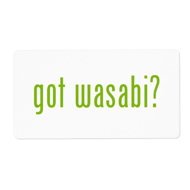 vous avez wasabi ? (Devant)