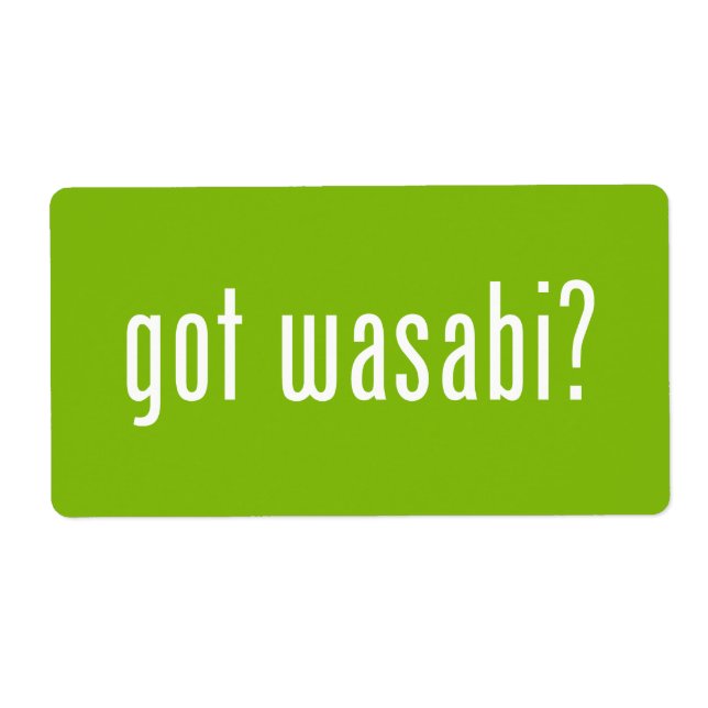 vous avez wasabi ? (Devant)