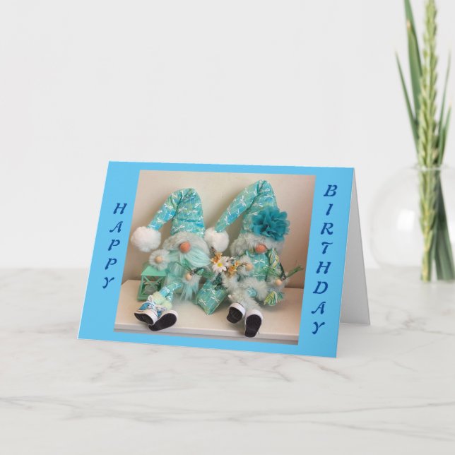 VOUS AVOIR POUR UNE CARTE D'ANNIVERSAIRE "TWIN" (Devant)
