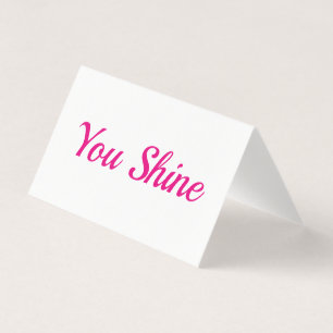 Vous Brille Mini Encouragement & Carte de remerc