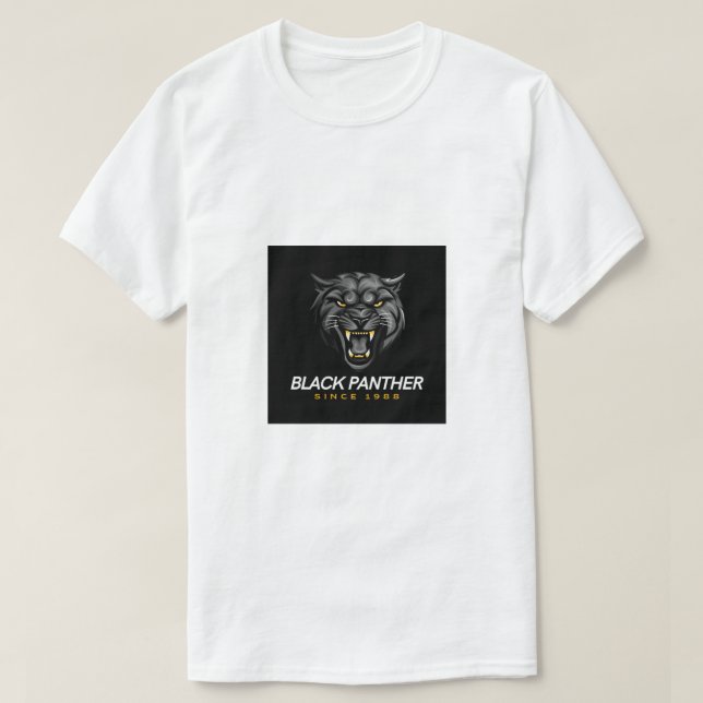 Vous cherchez un t-shirt pantar noir (Design devant)