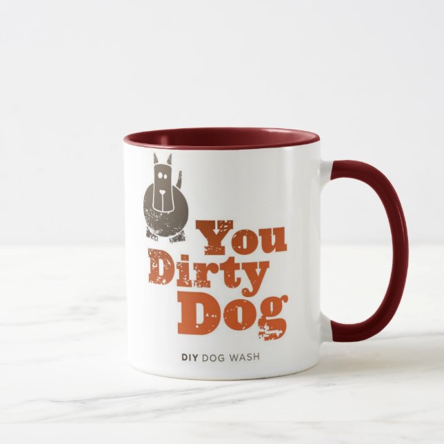 Vous chien sale - tasse de café (Droite)