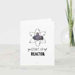 Vous Démarrez Mon Réacteur - Carte Note Sous-Marin